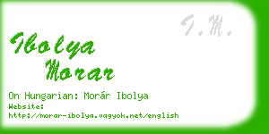 ibolya morar business card